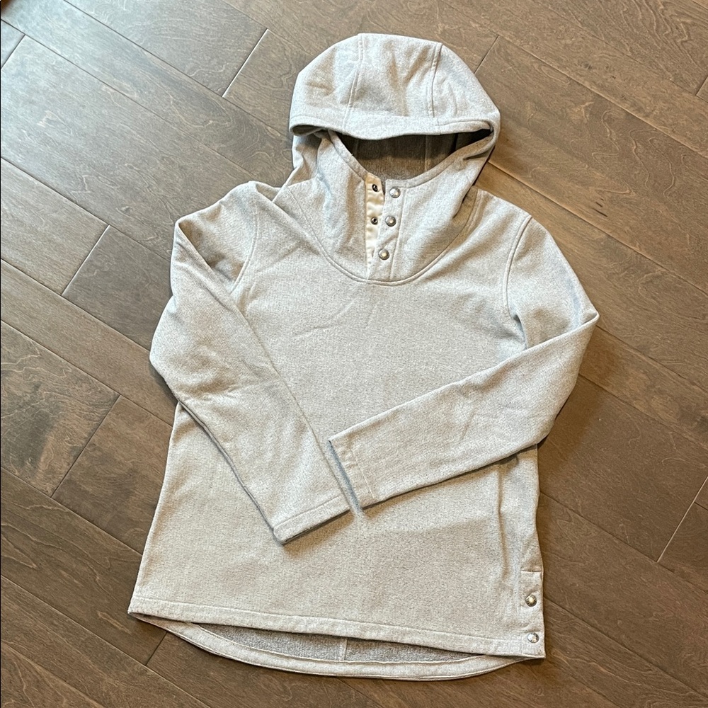 The North Face Gray Hoodie Sweatshirt